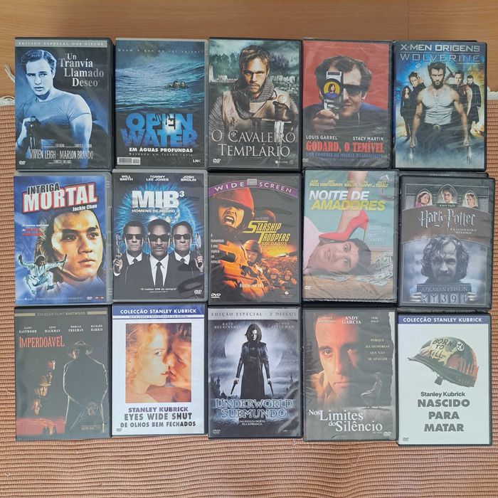 Dvds para venda 2 euros cada um update de 17/06/26