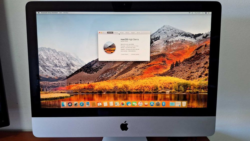 Apple iMac A1311 21.5"- Intel E7600 3.06GHz- 8GB Ram- SSD 256GB