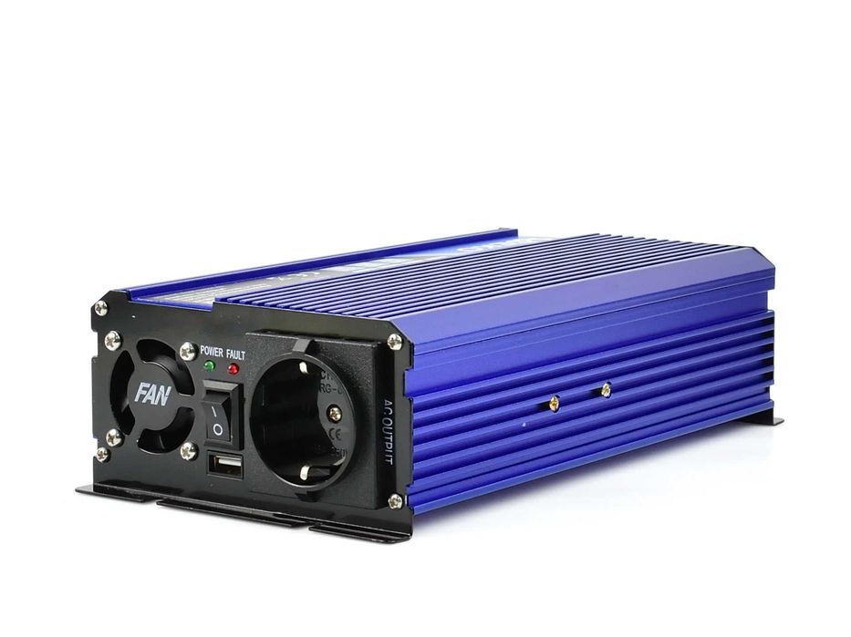 PRZETWORNICA NAPIĘCIA PRĄDU sinus 24V 230V 500W 1000W samochodowa 1888
