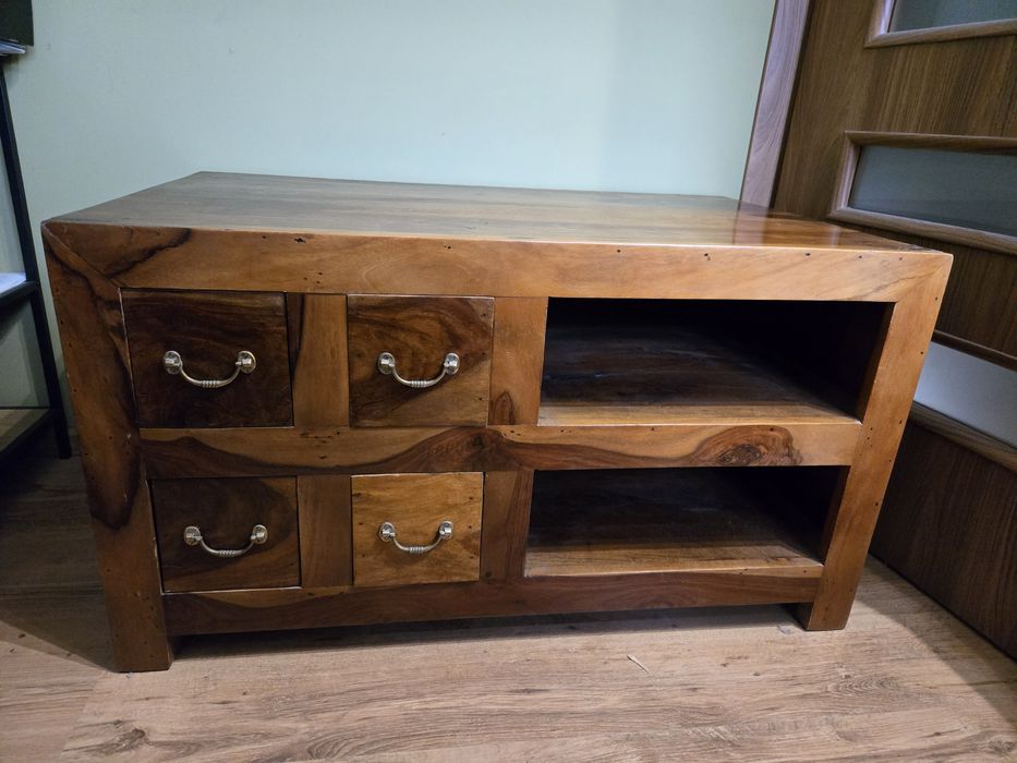 Szafka rtv i stolik palisander indyjski