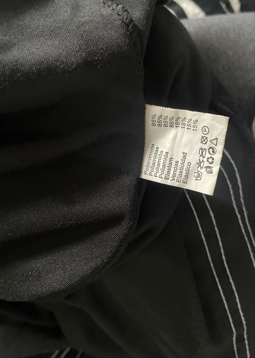 Spodnie czarne dresowe welurowe