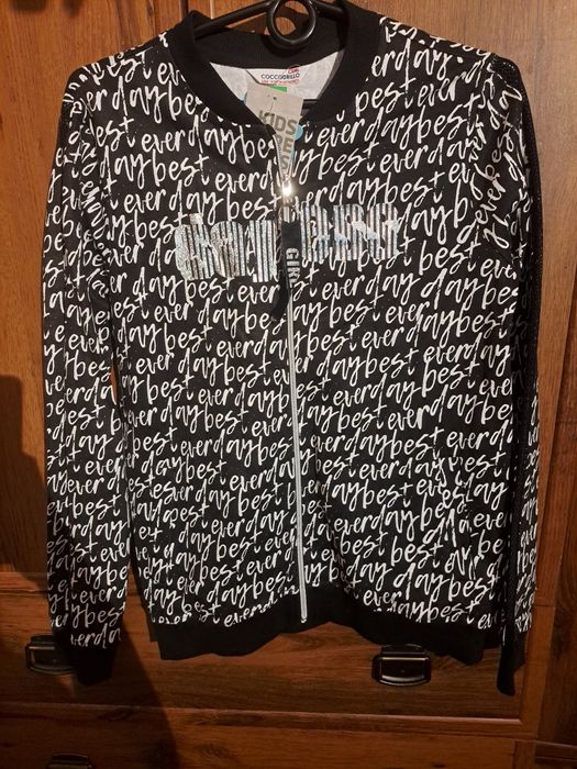 Bluza coccodrillo błyszcząca z zamkiem roz. 164
