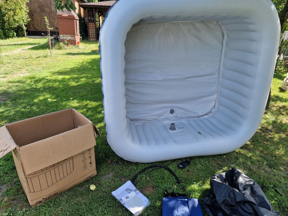 Jacuzzi ogrodowe 6 osobowe Mspa Lite Orbit 185cm x 185cm komplet z łat