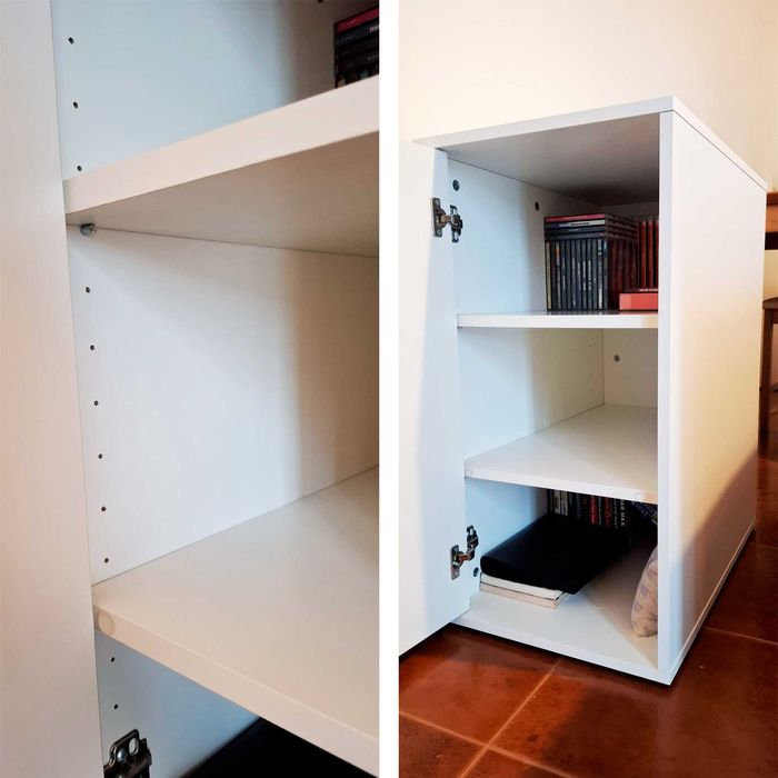 ALEX, IKEA - Módulo de arrumação, branco, 36x70 cm (NOVO)