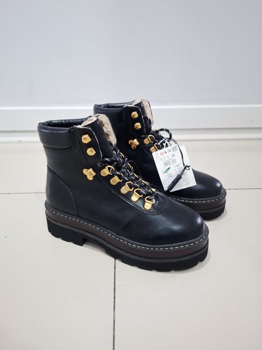 Buty Nowe reserved premium zimowe trapery ocieplane 36
