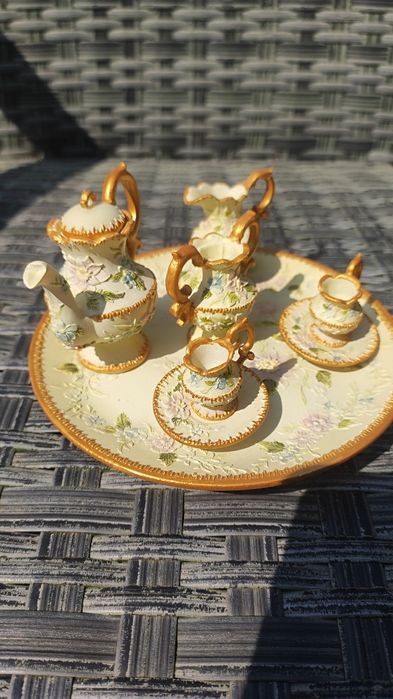 Мініатюра сервіз чайний вінтаж Avon вікторіанський