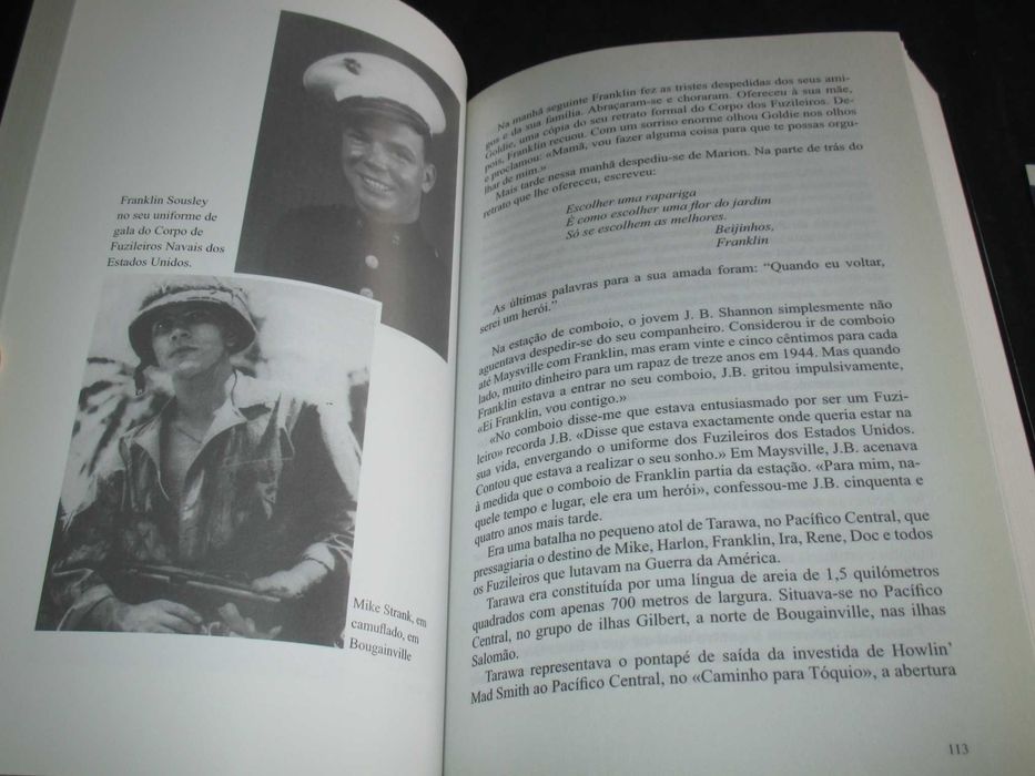 Livro As Bandeiras dos nossos Pais James Bradley Flags of our fathers