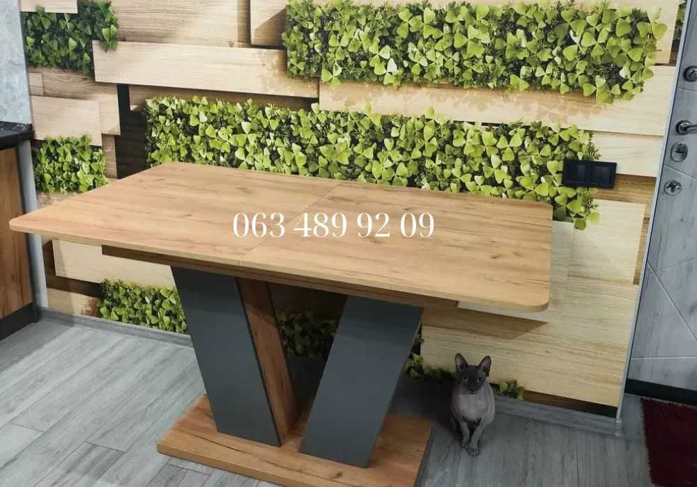 купити стіл обідній розкладний в кухню, студію, розкладається на 180см