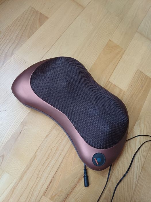 Массажная подушка инфракрасный роликовый массажер для шеи спины ног