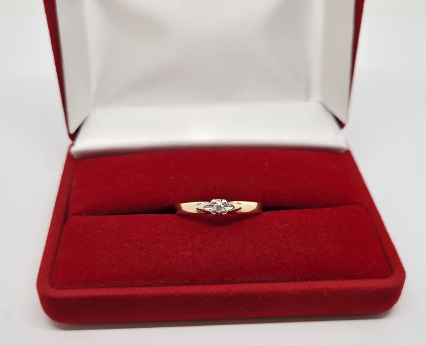 Pierścionek złoty 2,06 g, złoto 14 KT, Komis Jasło Czackiego