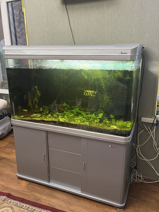 Акваріумний комплект SunSun HRX-1200B з кришкою та лампами Т5 на 330 л