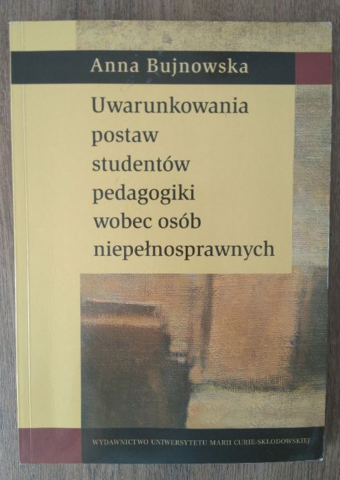 Uwarunkowania postaw wobec osób niepełnosprawnych