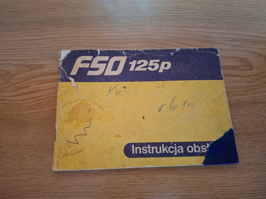 Instrukcja obsługi FSO Fiat 125p
