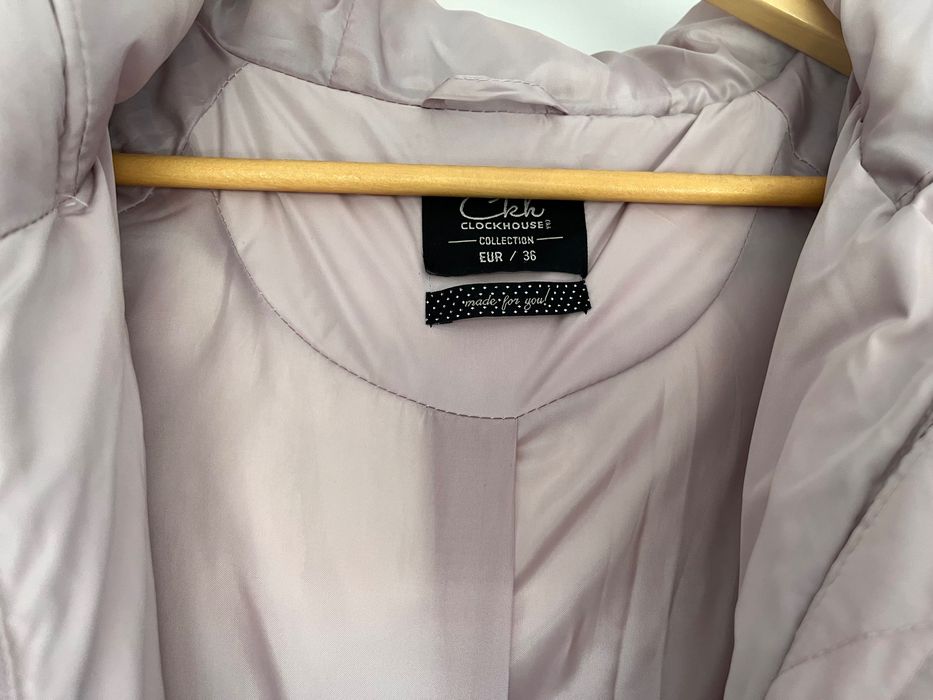 Kurtka zimowa z futerkiem, długa płaszcz, damska