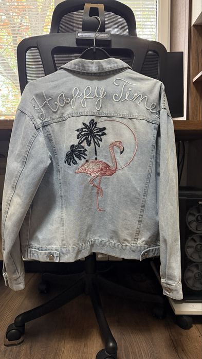 Жіноча джинсова курточка оверсайз,розмір s