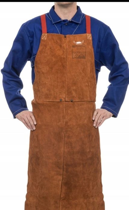 Fartuch ochronny dla spawaczy WELDAS Lava Brown 107x60cm