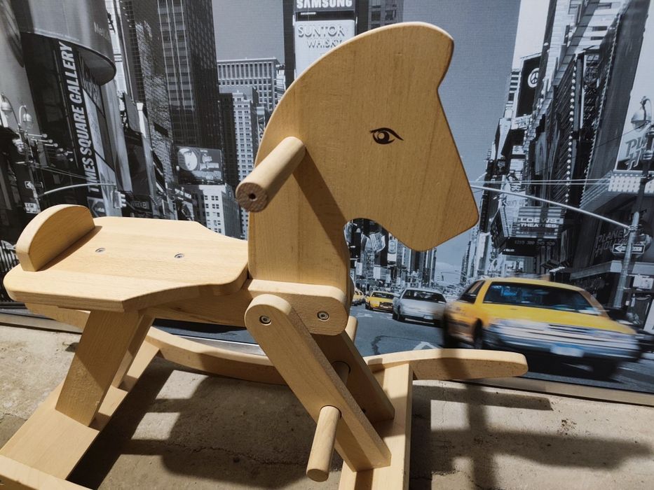 Playtive Konik na biegunach drewniany