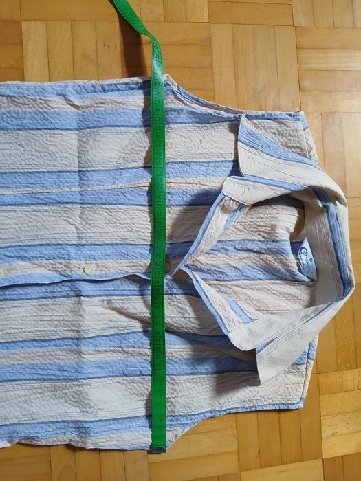 Damska koszula bez ramion w paski rozmiar 38