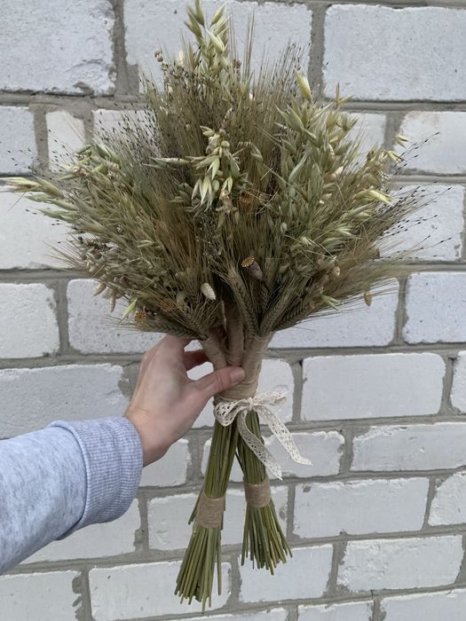 Дідух, снопи, міні ділух, декор, соломяні пауки