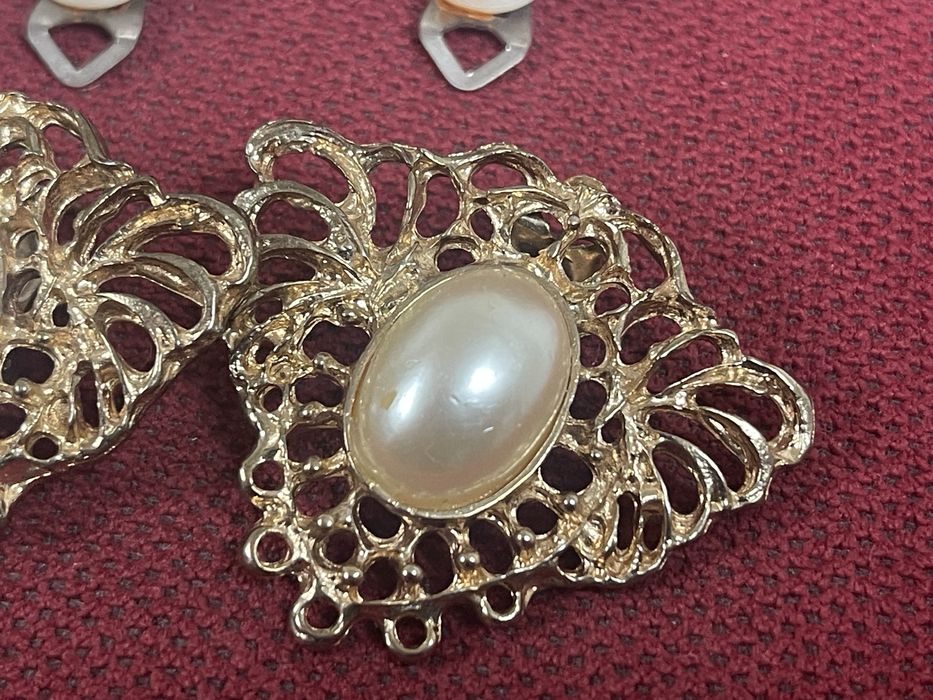 Stare Duże Klipsy z Prl