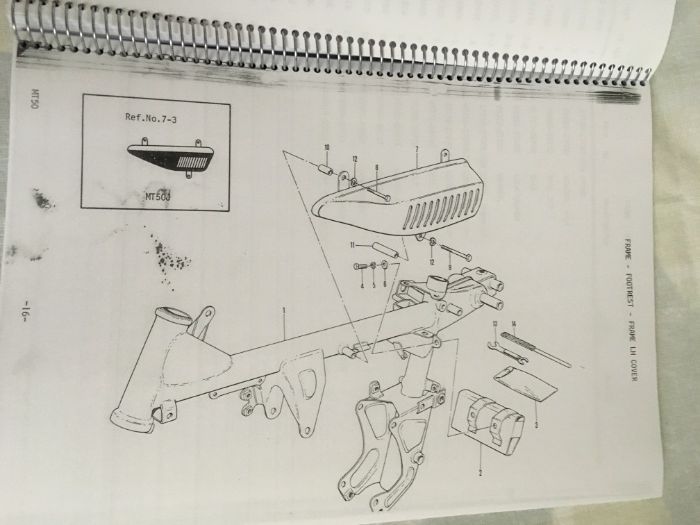 Suzuki MT50 Trailhopper (Mini Suzuki) Parts List