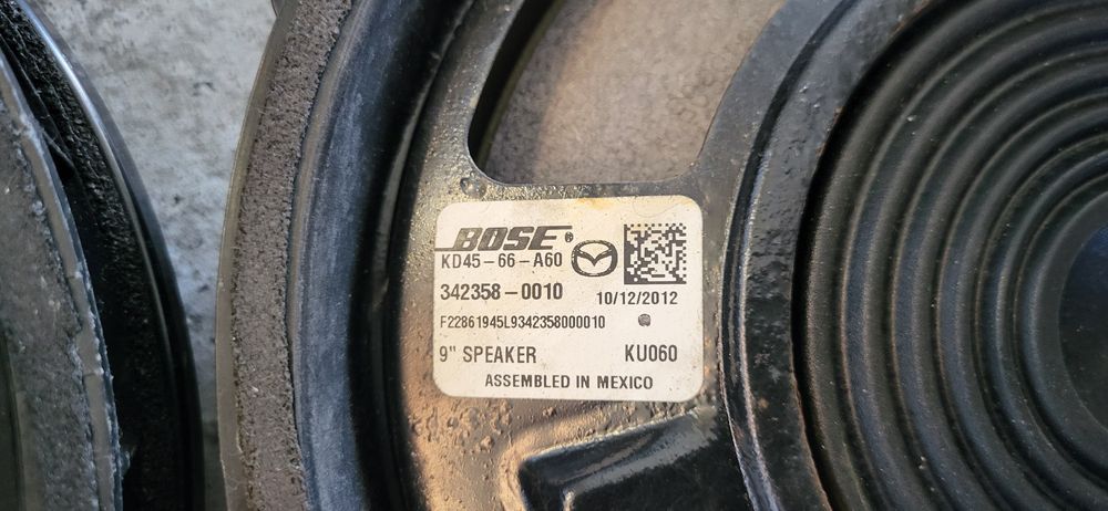 Głośniki Bose Mazda 6 GJ komplet 5szt.  KD4566A60 KU060