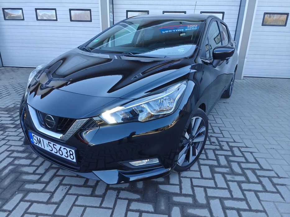 Nissan Micra Bezwypadkowy serwisowany tekna k14 bose nawigacja kamera