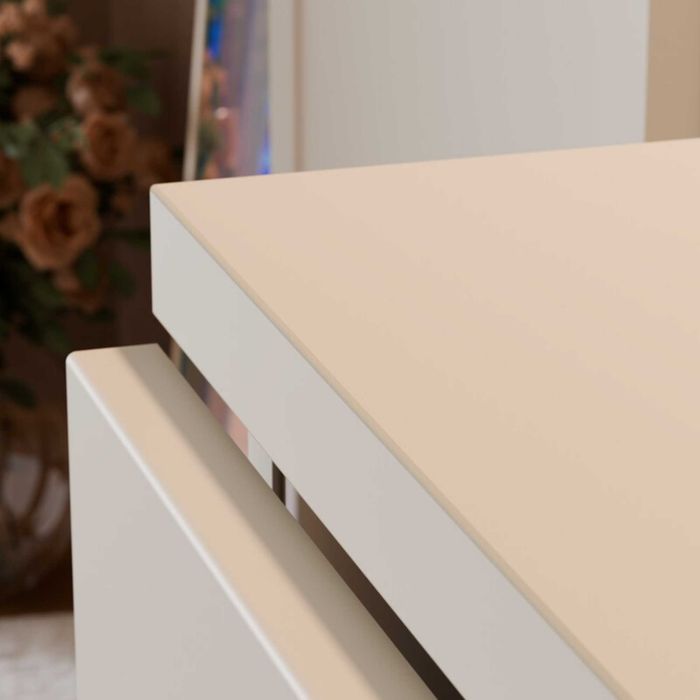 ZZ2126 - Blat łazienkowy Donna Sand 80 cm, Bez Piaskowy