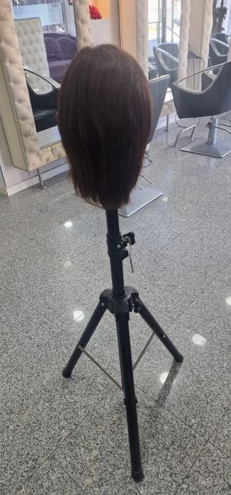 Cabeleiras de treino com cabelo 100% natural