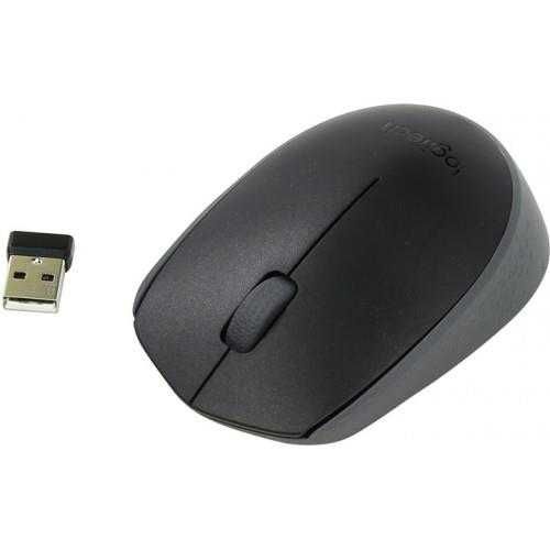 Mysz bezprzewodowa Logitech M171 optyczna czarna FV