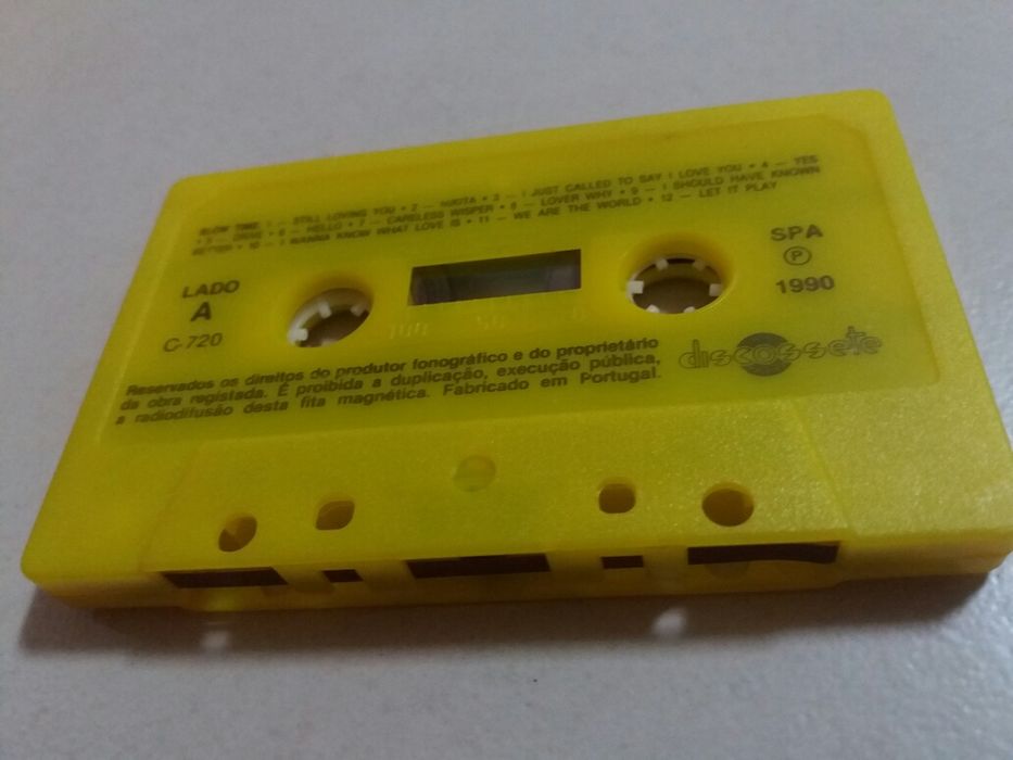 Lote de 2 cassetes audio 60's Slows