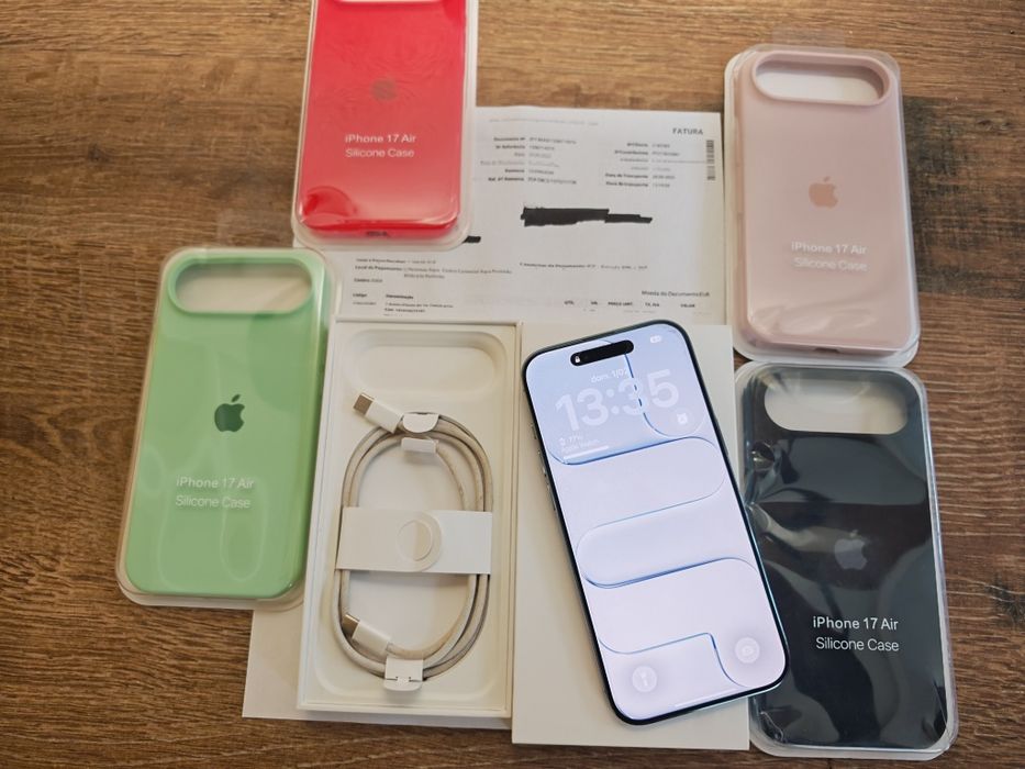 iPhone 17 Air 6.5" 256GB Azul Céu Seminovo C/Garantia   Aceito Retomas