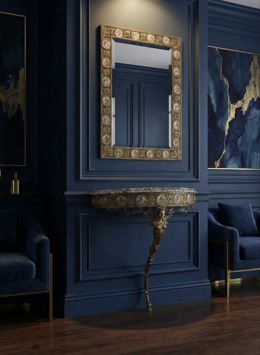 Антикварна пристінна бронзова консоль бронзовий столик стіл бронза