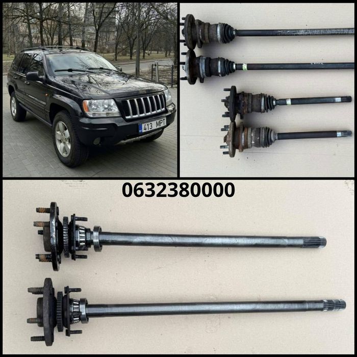 Полуось Jeep Grand Cherokee WJ 2.7 WJ 3.1 1999/2005 Розборка  !!!