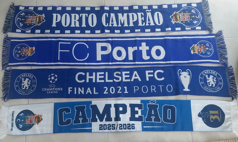 4 echarpes bufandas do FCPorto