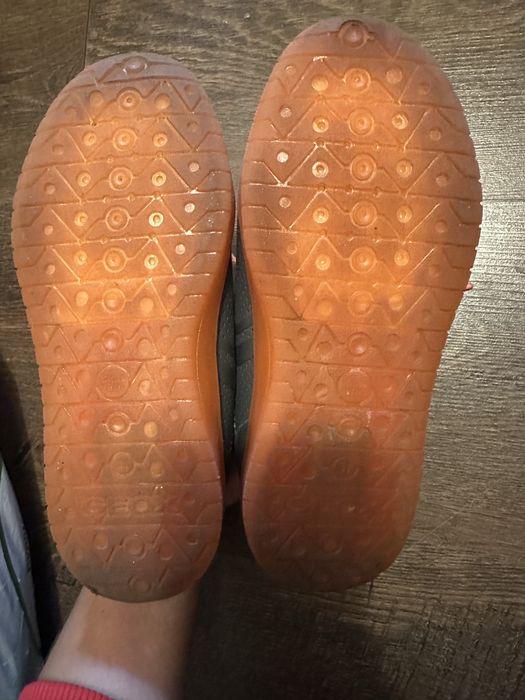 geox respira кроссовки светящиеся 31р 20 см