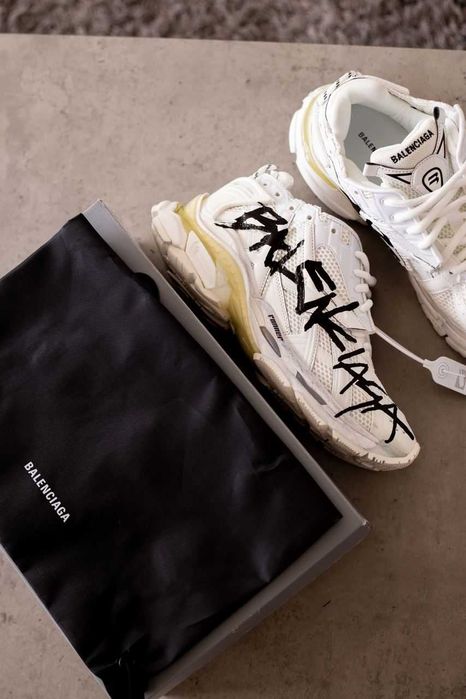 Мужские кроссовки Balenciaga Runner Graffiti Premium. Размеры 41-46