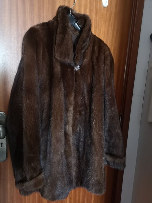 Casaco curto de vison. Kopenhagen.
