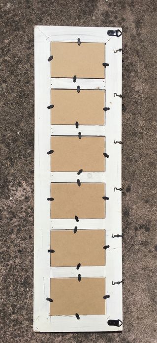 quadro/modura com 6 janelas para imagens