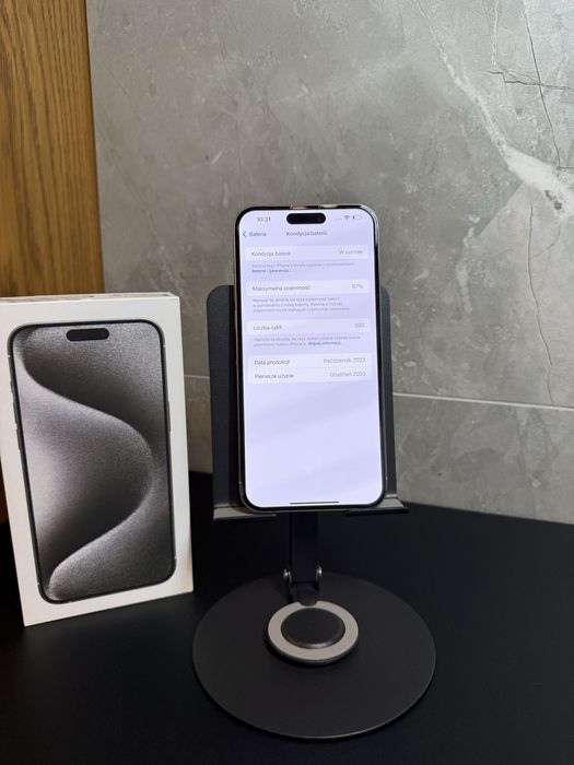 Apple IPhone 15 Pro Max 256 GB - Biały Tytan ( Titanium)