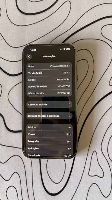 Vendo/Troco Iphone 14 pro Dourado