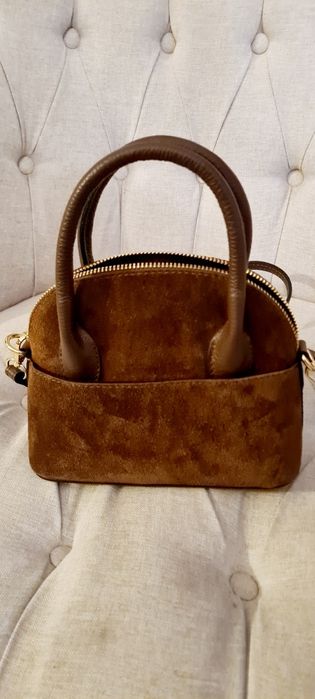 Piano Fashion torebka zamsz na ramię,do ręki