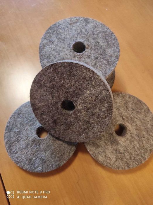 круг полировальный войлочный (повстяний) 125 мм