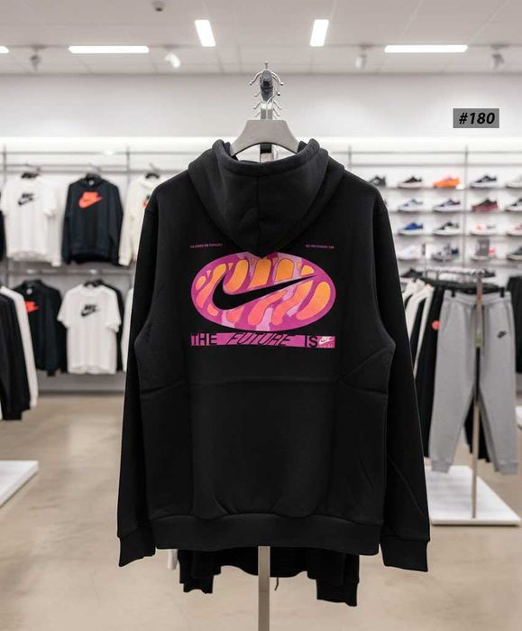 Биг Лого Принт — Мужская Кофта Nike Jordan — Найк Худи TAKEDOWN