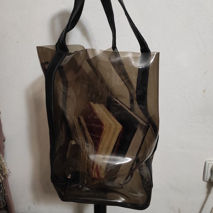 Transparentna torba na zakupy