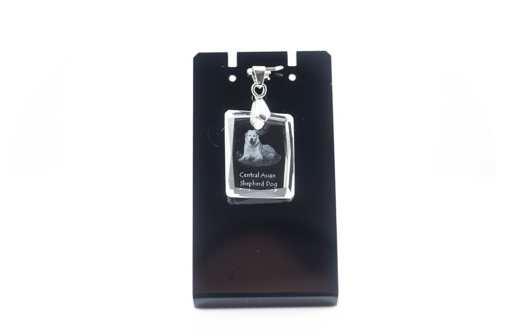 Owczarek środkowoazjatycki wisiorek kryształowy z psem Art-Dog
