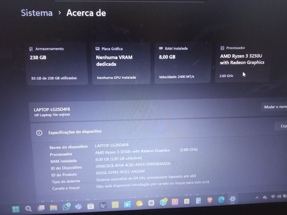 HP LAPTOP 15s-eq1xxx