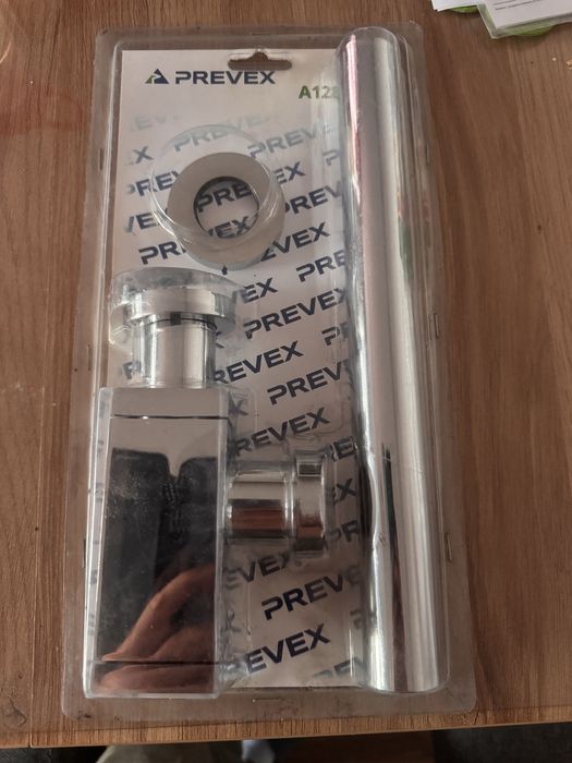 PREVEX A12832M – półsyfon butelkowy Ø32 chromowany – NOWY