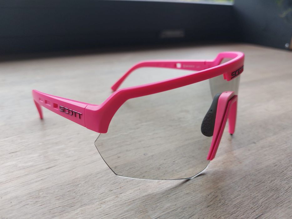 Scott Sport Shield LS Fotochromowe okulary przeciwsłoneczne Pink