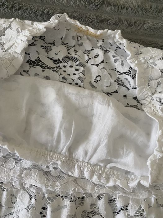 Мереживна блузка з підкладкою